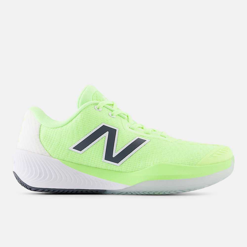 New Balance FuelCell 996v5 Clay Shoes Bleached Lime Glo with White and Graphite